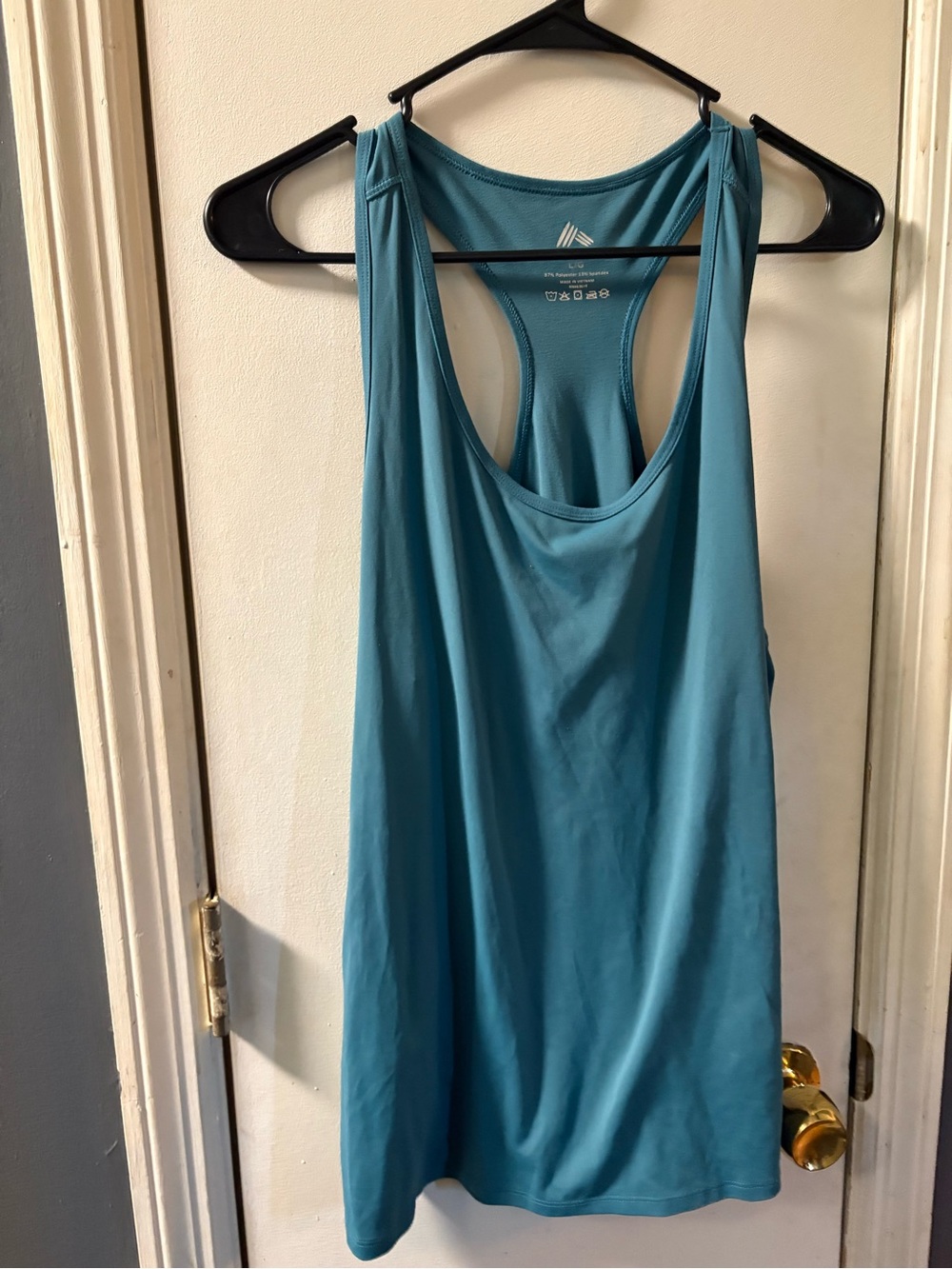 RBX Teal Tank Top - Racerback Athletic Style size L